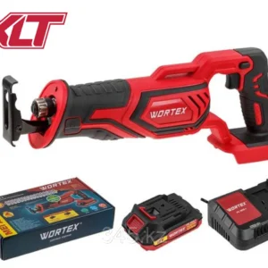 Аккум. сабельная пила WORTEX CSR 1118 E в кор. ALL1 XLT SET 18В, 1 акк., 2 Ач, дер. 115 мм