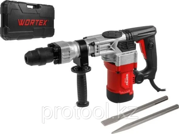 Отбойный молоток WORTEX DH 1445 в чем. 1400 Вт, 45 Дж, HEX 30, 1800 уд/мин