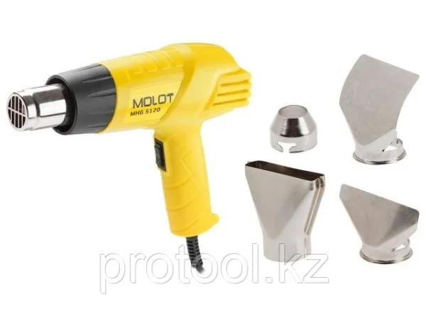 Термовоздуходувка MOLOT MHG 5120-1 в кор. + набор сопл