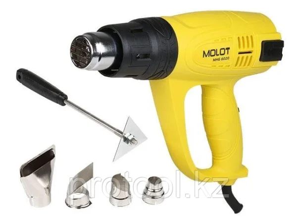 Термовоздуходувка MOLOT MHG 6020 в кор. + набор сопл