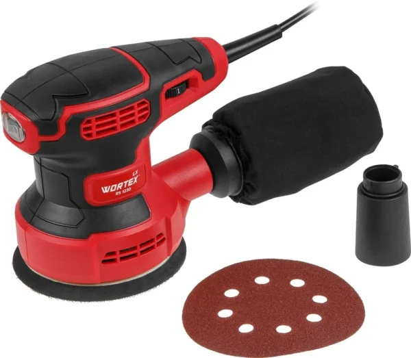 Эксцентриковая шлифмашина WORTEX LX RS 1230 в кор. 280 Вт, 125 мм, 6000-13000 об/мин