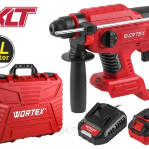 Аккум. перфоратор WORTEX CRH 1820-2 в чем. ALL1 XLT SET БЕСЩЕТ., 18 В, 2.2 Дж, 20 мм, 1х4 А*ч